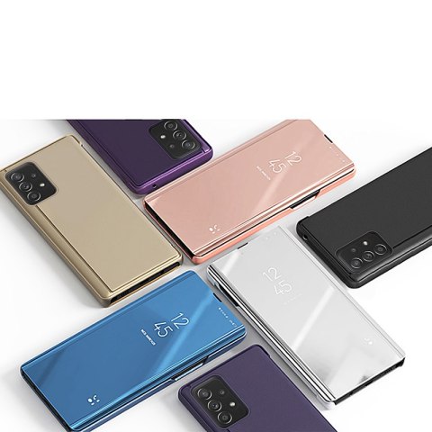 Futerał etui z klapką do Samsung Galaxy A73 Clear View Case - czarny