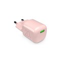Ładowarka sieciowa USB-C GaN 20W - różowa