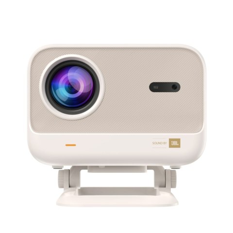 Projektor multimedialny FullHD 1080p LCD z głośnikami JBL WiFi L2 Plus - beżowy