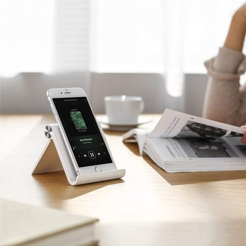 Stojak podstawka uniwersalna na smartfon tablet - czarna