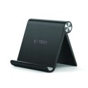 Stojak podstawka uniwersalna na smartfon tablet - czarna