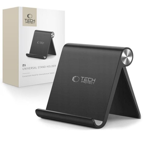 Stojak podstawka uniwersalna na smartfon tablet - czarna