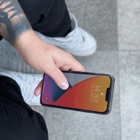 Szkło hartowane Moto G51 na cały ekran z ramką czarny Full Glue