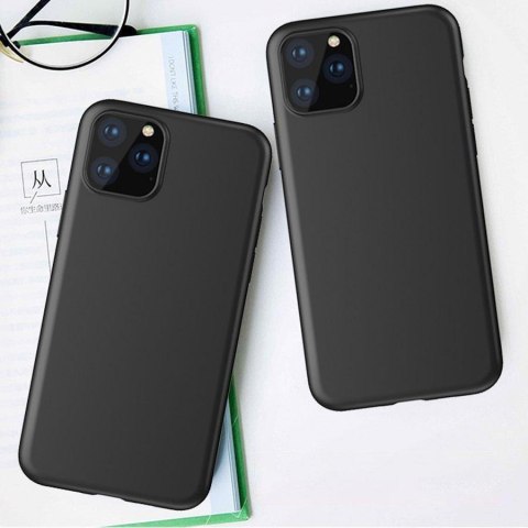 Żelowe elastyczne etui pokrowiec do iPhone 14 Pro Max Soft Case - czarny