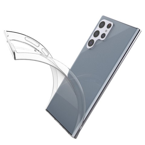 Żelowy pokrowiec etui Ultra Clear do Samsung Galaxy S22 Ultra przezroczysty