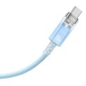 Kabel przewód Explorer z czujnikiem temperatury USB-C 100W 1m - niebieski
