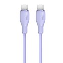 Kabel przewód Pudding USB-C 100W 2m - fioletowy