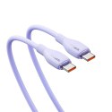 Kabel przewód Pudding USB-C 100W 2m - fioletowy