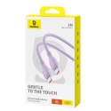 Kabel przewód Pudding USB-C 100W 2m - fioletowy