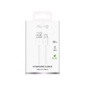 Kabel przewód USB-A - USB-C 10W TPE 2m - biały