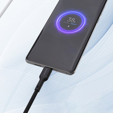 Kabel przewód USB-A - USB-C 5A 1m - czarny
