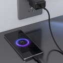 Kabel przewód USB-C - iPhone Lightning 30W 1m - czarny