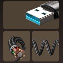 Kabel przewód kątowy USB-A iPhone Lightning 3A 1.2m - czarny