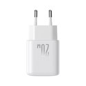 Ładowarka sieciowa USB-C PD QC 20W - biała
