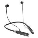 Słuchawki bezprzewodowe U5 Max Bluetooth z pałąkiem na szyję - czarne