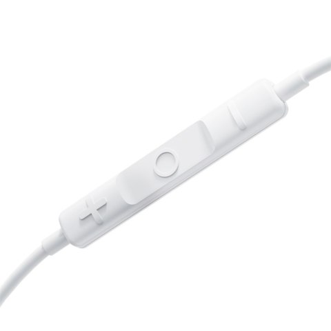 Słuchawki przewodowe douszne USB-C - białe