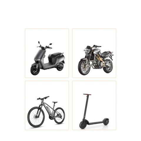 Uchwyt do telefonu na rower motocykl hulajnogę 4.7-7'' - czarny