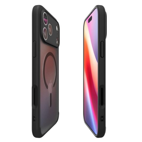 Etui ochronne plecki na iPhone 17 Pro Max Ultra Hybrid MagSafe - czarne