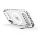 Etui ochronne z podstawką na iPhone 17 Air Ultra Hybrid ''S'' MagSafe - przezroczysto-białe