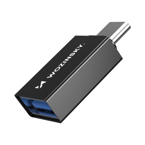 Adapter przejściówka USB-C - USB-A 10Gb/s - czarny
