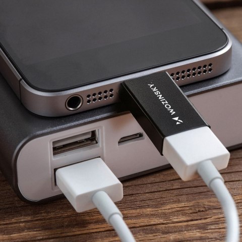 Adapter przejściówka USB-C - USB-A 10Gb/s - czarny