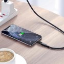 Adapter przejściówka iPhone Lightning - USB-C - czarny