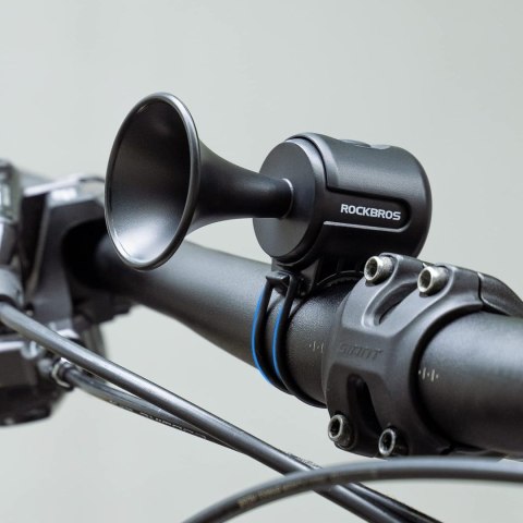 Dzwonek rowerowy elektroniczny 120 dB - czarny