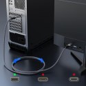 Kabel przewód DisplayPort z ceryfikatem VESA 80 Gb/s 16K HDR HDCP DSC 1m - czarny