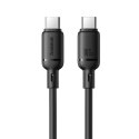 Kabel przewód USB-C 100W 1m - czarny