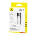 Kabel przewód USB-C 100W 1m - czarny