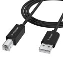 Kabel przewód do drukarki skanera USB-B - USB-A 480Mb/s 1m - czarny