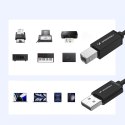 Kabel przewód do drukarki skanera USB-B - USB-A 480Mb/s 1m - czarny