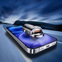 Ładowarka samochodowa USB-A USB-C PD QC 65W - czarna