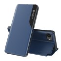 Etui futerał z klapką podstawką na iPhone 16e Eco Leather View Case - niebieski