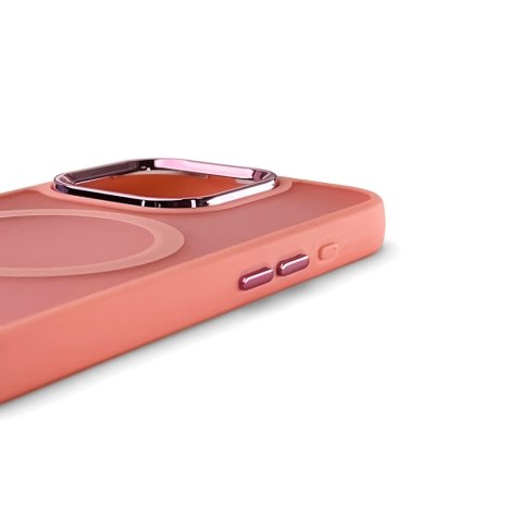 Etui pokrowiec ochronny na iPhone 17 Fashion Case MagSafe - różowe