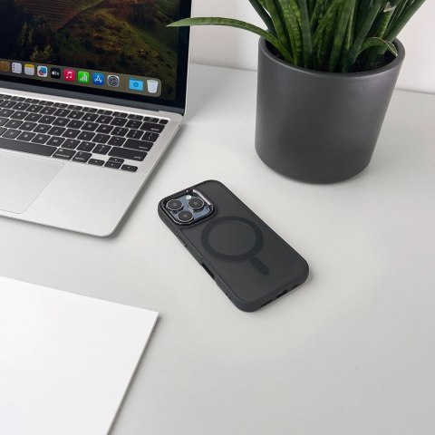 Etui pokrowiec ochronny na iPhone 17 Pro Fashion Case MagSafe - czarne