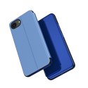Etui pokrowiec z klapką na iPhone 16e Clear View Case - niebieski