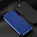 Etui pokrowiec z klapką na iPhone 16e Clear View Case - niebieski