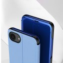 Etui pokrowiec z klapką na iPhone 16e Clear View Case - niebieski