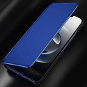 Etui pokrowiec z klapką na iPhone 16e Clear View Case - niebieski