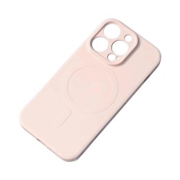 Etui silikonowe na Samsung Galaxy S25 Edge Silicone Case MagSafe - różowe