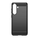 Etui silikonowe plecki na iPhone 16e Carbon Case - czarne