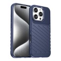 Etui silikonowy pancerny pokrowiec na iPhone 16e Thunder Case - niebieski