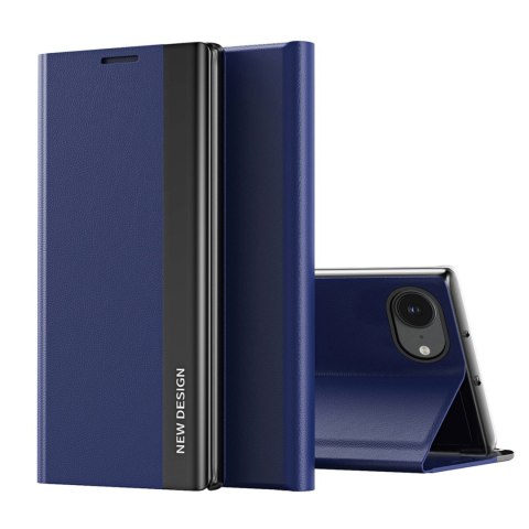 Etui z klapką podstawką na iPhone 16e Sleep Case Pro - niebieskie