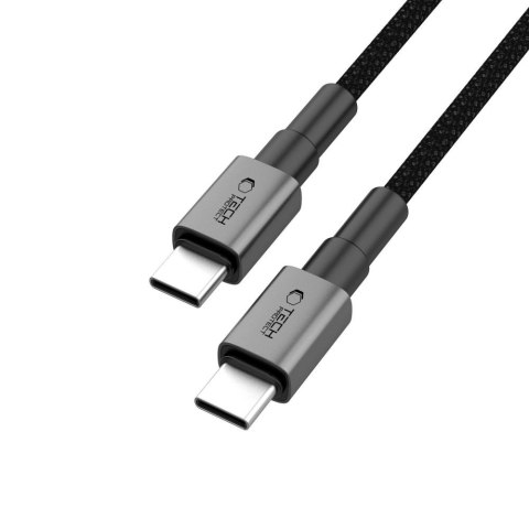 Kabel przewód UltraBoost DNA USB-C PD 60W 3A 25 cm - szary
