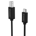 Kabel przewód do skanera drukarki USB-B - USB-C 2m - czarny