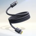 Kabel przewód nieplączący USB-C 100W 1m - czarny