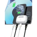 Kabel przewód silikonowy USB-C 60W 1m - biały