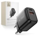 Ładowarka sieciowa NCA20 USB-A USB-C PD QC 20W - czarna