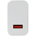 Ładowarka sieciowa USB-A 33W z kablem USB-C - biała